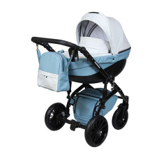Универсальная коляска 2в1 Angelina Amadeo, серо-голубая color, А-4