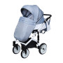 Универсальная коляска 2в1 Angelina Amadeo, бело-голубая color, А-5