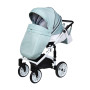 Универсальная коляска 2в1 Angelina Amadeo, бело-мятная color, А-7