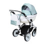Универсальная коляска 2в1 Angelina Amadeo, бело-мятная color, А-7
