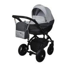 Универсальная коляска 2в1 Angelina Amadeo Travel, серая color АT-23
