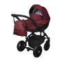 Универсальная коляска 2в1 Angelina Amadeo Travel, бордо color АT-28
