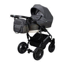 Детская коляска 2в1 Angelina Cross, черная color 10