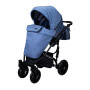 Детская коляска 2в1 Angelina Cross, синяя color 3