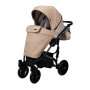 Детская коляска 2в1 Angelina Cross, бежевая color 4