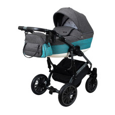 Детская коляска 2в1 Angelina Cross, бирюзовая color 8