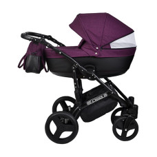 Детская коляска 2в1 Angelina Cross Solo, фиолетовая color 25