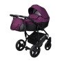 Детская коляска 2в1 Angelina Cross Solo, фиолетовая color 25