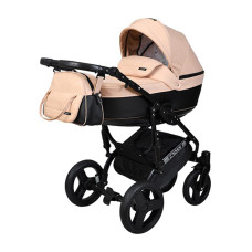 Детская коляска 2в1 Angelina Cross Solo, бежевая color 28