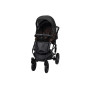Детская коляска 2в1 Angelina Cross Space черная с кофейным color 45