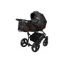 Детская коляска 2в1 Angelina Cross Space черная с кофейным color 45