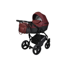 Детская коляска 2в1 Angelina Cross Space бордовая color 46