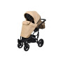 Детская коляска 2в1 Angelina Cross Space бежевая с коричневым color 50