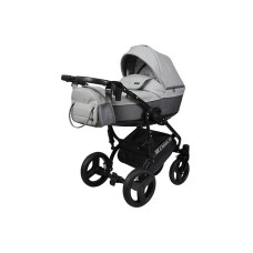 Детская коляска 2в1 Angelina Cross Space светло-серая color 51