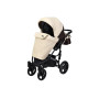 Детская коляска 2в1 Angelina Cross Space бежевая с коричневым color 52