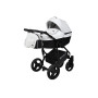 Детская коляска 2в1 Angelina Cross Space белая с черным color 57