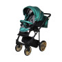 Универсальная коляска 2в1 Angelina Kapris Luxury, изумрудная, color 10