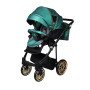 Универсальная коляска 2в1 Angelina Kapris Luxury, изумрудная, color 10