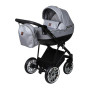 Универсальная коляска 2в1 Angelina Kapris Luxury, серая, color 12