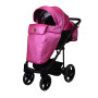 Универсальная коляска 2в1 Angelina Kapris Luxury, фуксия, color 17