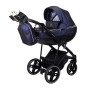 Универсальная коляска 2в1 Angelina Kapris Luxury, темно-синяя, color 18