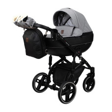 Универсальная коляска 2в1 Angelina Kapris Loft, серая, color 26