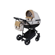 Универсальная коляска 2в1 Angelina Phaeton Lino, бежево-песочная, color 24