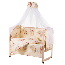 Детская постель Qvatro Gold RG-08 рисунок  бежевый (мишки спят)