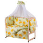 Детская постель Qvatro Gold RG-08 рисунок  салатовая (мишки спят, месяц)