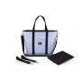 Сумка для Коляски детские Cottonmoose Shopper 750/151 pearl blue leather (голубой эко-кожа)