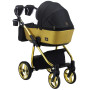 Коляска 2 в 1 Adamex Barcelona  Polar (Gold) BR619