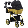 Коляска 2 в 1 Adamex Barcelona  Polar (Gold) BR619