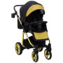 Коляска 2 в 1 Adamex Barcelona  Polar (Gold) BR619