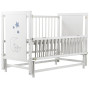 Кровать Babyroom Медвежонок M-02 маятник, откидной бок  бук белый