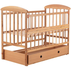 Кровать Наталка ОСМЯО маятник и ящик, откидной бок (в коробке)  ольха светлая