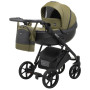 Коляска 2 в 1 Bair Next шкіра 100% 12 хакі
