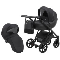 Коляска 2 в 1 Bair Next Soft 02 черный