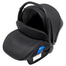 Автокресло Adamex Kite кожа 100%  черный