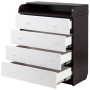 Пеленальный комод Babyroom Комод Жирафик 102x80x50  венге-белый