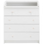 Пеленальный комод Babyroom Комод Жирафик 102x80x50  белый