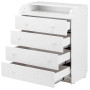 Пеленальный комод Babyroom Комод Жирафик 102x80x50  белый