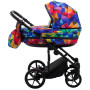 Коляска 2 в 1 Adamex Rimini Tip Y-123 разноцветный калейдоскоп