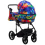 Коляска 2 в 1 Adamex Rimini Tip Y-123 разноцветный калейдоскоп