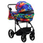 Коляска 2 в 1 Adamex Rimini Tip Y-123 разноцветный калейдоскоп