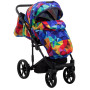 Коляска 2 в 1 Adamex Rimini Tip Y-123 разноцветный калейдоскоп