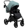 Коляска 2 в 1 Bair Next кожа 100% 21 нефрит