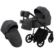 Коляска 2 в 1 Adamex Gallo Thermo GA-3 graphite