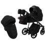 Коляска 2 в 1 Adamex Gallo Thermo GA-12 black diamond