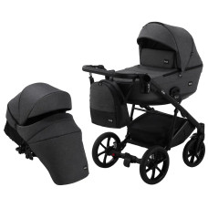 Коляска 2 в 1 Bair Kiwi Soft BKS-219 графит