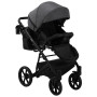Коляска 2 в 1 Bair Kiwi Soft BKS-219 графіт